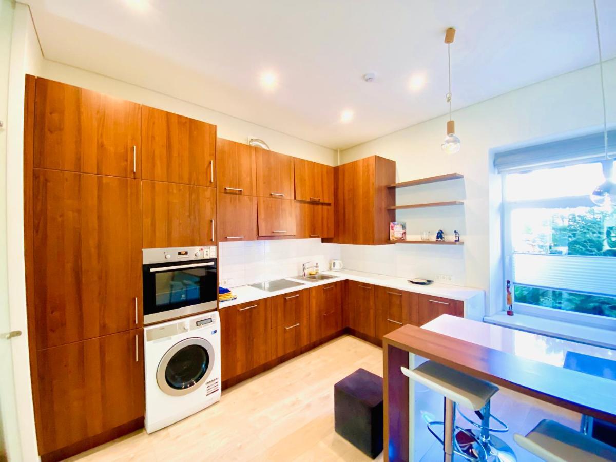 קובנה Great Flat With Terrace In Oldtown-Prime Rentals מראה חיצוני תמונה